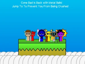AY in Metal Ball 3: Madness On The Sky! but Sprunkies game screenshot 2