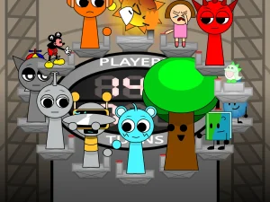 AY in Tick Drop! Sprunkies but Mr Sun Got Even More Madder game screenshot 2