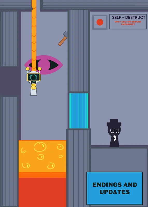 Can Funbot Escape from the LAVA CHAMBER?