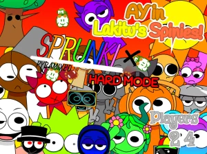 AY in Lakitu's Spinies! X Sprunki Priyamixed But Hard game cover