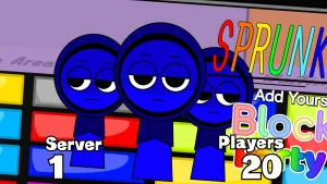 AY in Block Party! with 20 Jevin Sprunki game cover