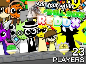 AY in Shell Shock REDUX! Sprunki edtiton game cover
