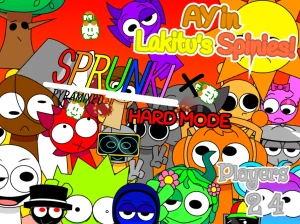 AY in Lakitu's Spinies! x Sprunki PRYAMIXED BUT HARD game cover