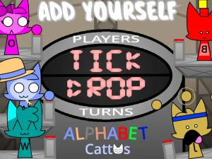 AY in Tick Drop! but AlphabetCattos game cover