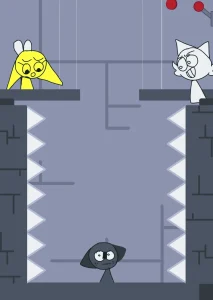 Sprunki, but save GRAY from SPIKES?! game screenshot 1