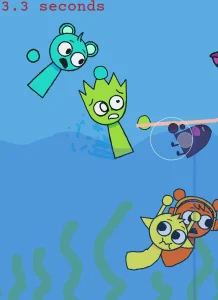 Sprunki Shark Chase game screenshot 1