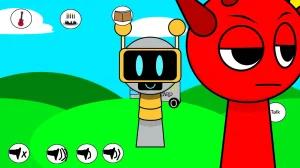 Talking Fun Bot game screenshot 1