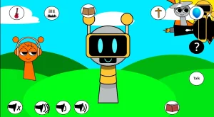 Talking Fun Bot game screenshot 2