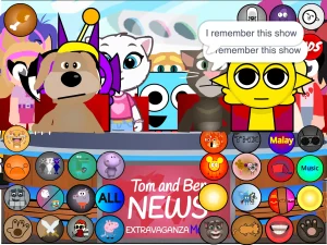 Talking Tom And Ben News Extravaganza game screenshot 1