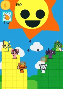 Sprunki Tower Battle game screenshot 4