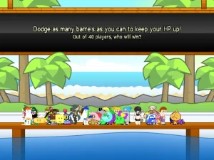AY in Barrel Extravaganza: 40-Player Summer Survival game screenshot 1