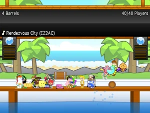 AY in Barrel Extravaganza: 40-Player Summer Survival game screenshot 2