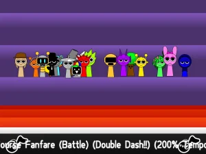 AY in Lava Tower! Sprunkies Edition: Mr Sun’s Invincible Run game screenshot 1