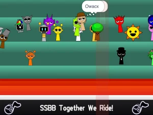 AY in Lava Tower! Sprunkies Edition: Mr Sun’s Invincible Run game screenshot 2