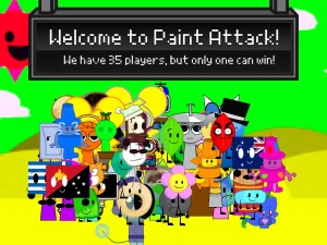 AY in Paint Attack! [ BBQ'S TAKEOVER  ] game screenshot 1