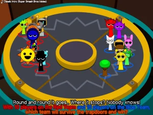 AY in Roulette of Trapdoors! Sprunkies game screenshot 1