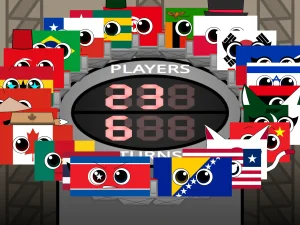 Ay in tick drop but Country Flag Band game screenshot 2