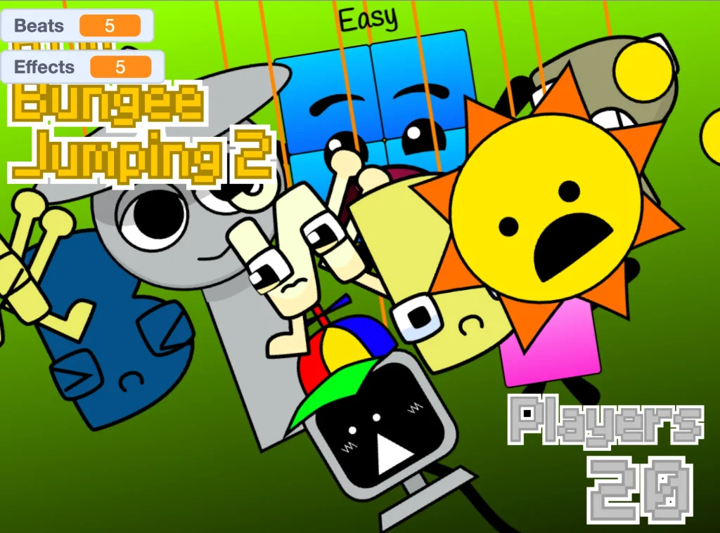 AY in Bungee Jumping 2: 20 Sprunkies
