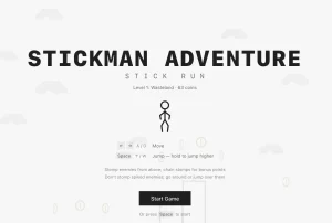 Stick Run: Wasteland Adventure game cover