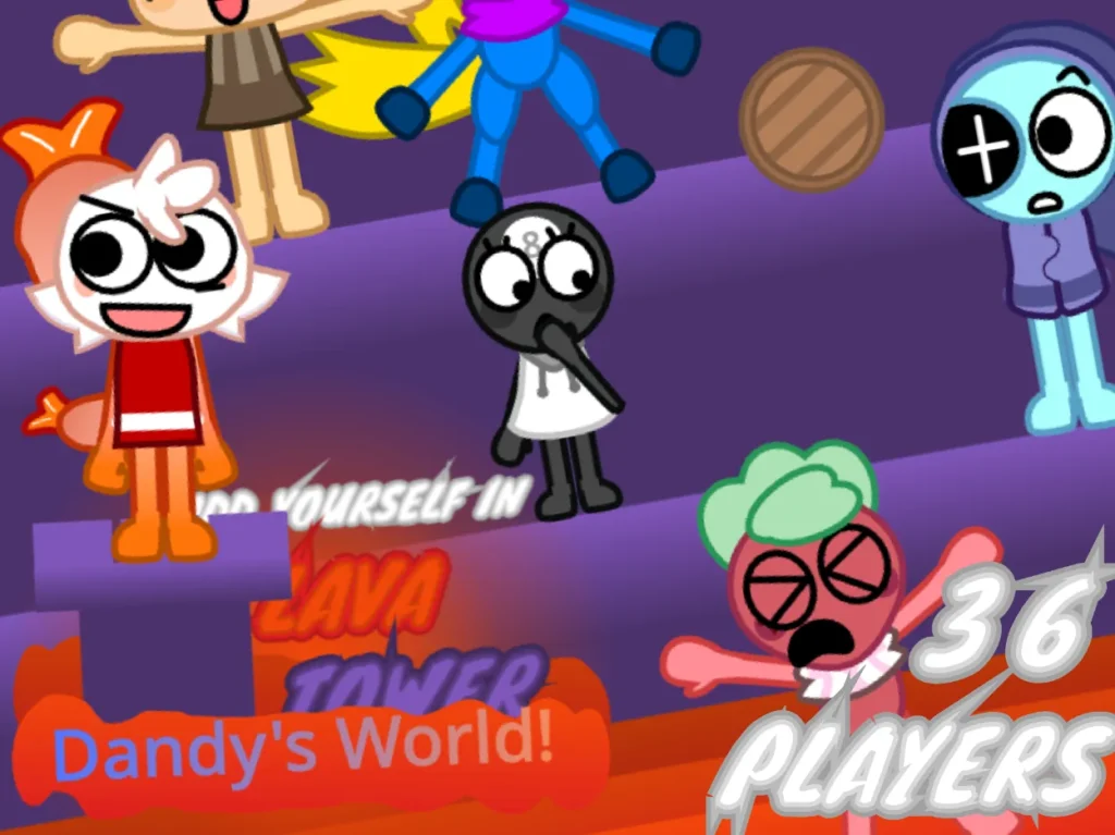 AY in Lava Tower! [ Dandy's World Remade! ]