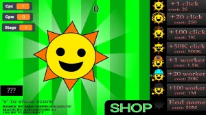 Fun Clicker but it's Sprunki Mr Sun 2 game screenshot 2