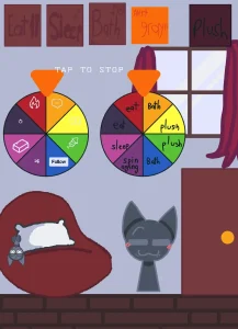 Gray Guardian: Sprunki Care Collection game screenshot 1