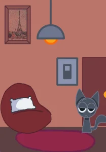Gray Guardian: Sprunki Care Collection game screenshot 3