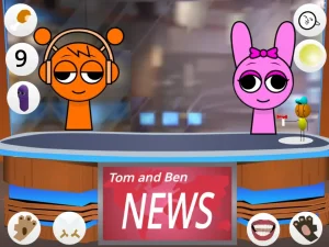 My Talking Tom And Ben but with OREN AND PINKI game screenshot 2