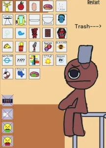 Please! do NOT feed the Sprunki BRUD game screenshot 1