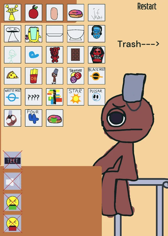 Please! do NOT feed the Sprunki BRUD