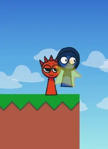 Sprunki Jevin & Raddy: Eight Endings game screenshot 2