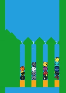 Sprunki Marble Race: Who Will Win? game screenshot 2