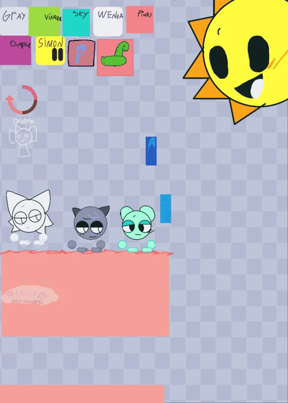 Sprunki Seven-Character Ragdoll Sandbox