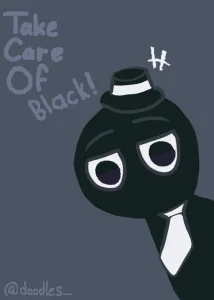 Take Care of Black Sprunki game cover