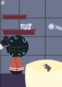 Take Care of Black Sprunki game screenshot 3