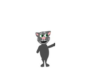Talking Tom Opinion on Doors game screenshot 1