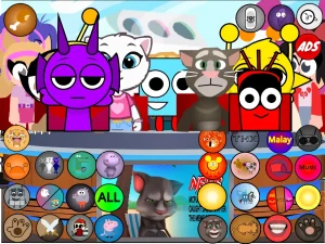 Tom And Ben News Extravaganza More 50 Buttons game screenshot 1
