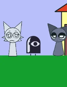 Adopt and Take Care of Sprunki Gray game screenshot 8
