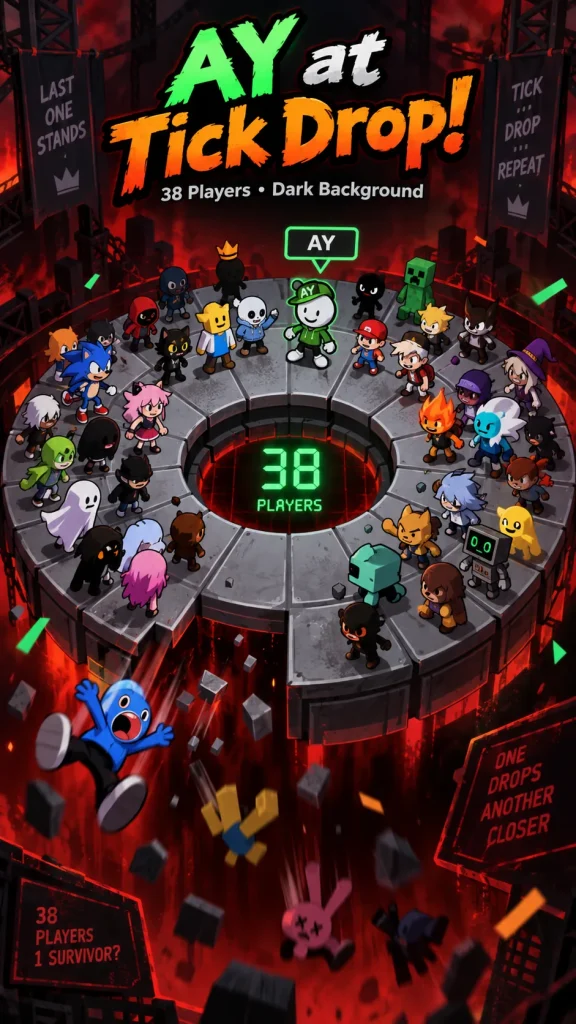 AY at Tick Drop! With Dark Background (38 players)