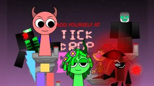 AY at Tick Drop! With Space Background (51 players) game screenshot 1