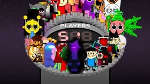 AY at Tick Drop! With Space Background (51 players) game screenshot 2