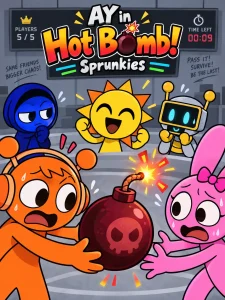 AY in Hot Bomb! Sprunkies game cover