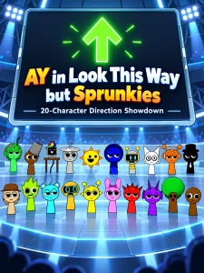 AY in Look This Way but Sprunkies game cover