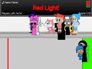 AY in Noggin’s Red Light, Green Light Game with Randy [14 Players] game screenshot 1