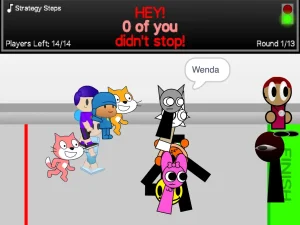 AY in Noggin’s Red Light, Green Light Game with Randy [14 Players] game screenshot 4