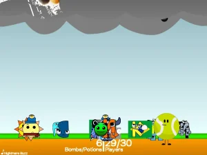 Ay in Raining Bomb 2! [ 30 players ] game screenshot 2