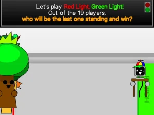 AY in Sprunki: Red Light, Green Light with Laci game screenshot 1