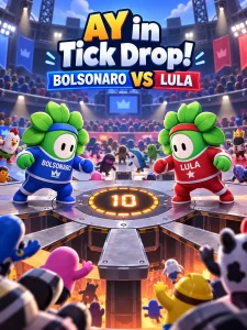 AY in Tick Drop! BOLSONARO VS LULA game cover