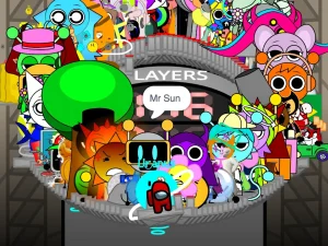 AY in Tick Drop! But Pink Cube Prism Is The Cheater game screenshot 2