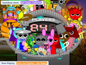 AY in Tick Drop! but there are a lots of backgrounds game screenshot 3